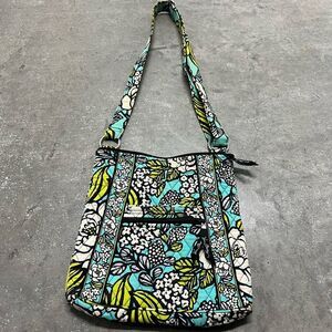 Vera Bradley Adjustable Crossbody Bag In Island Blooms